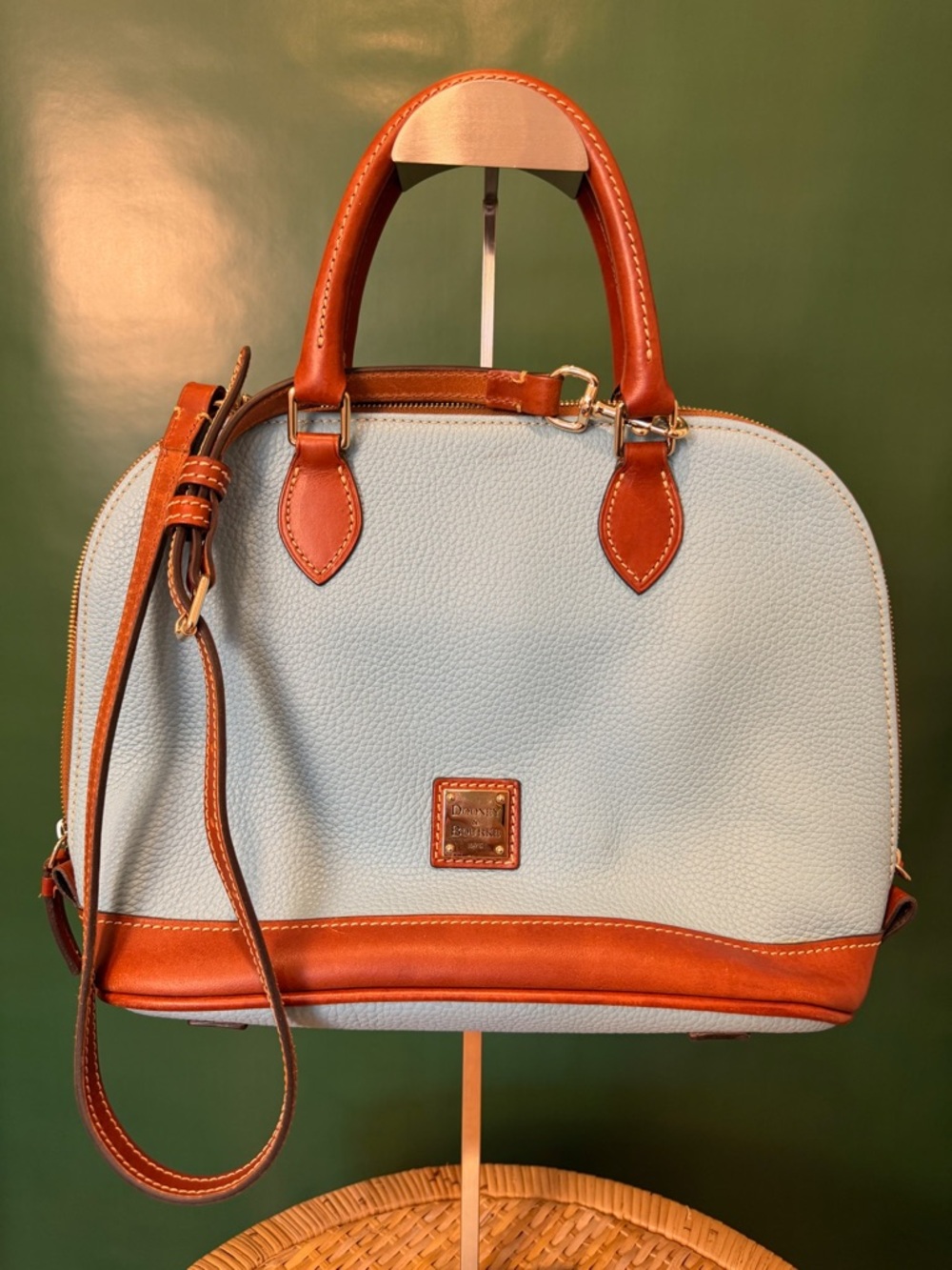 Dooney & Bourke The Definitive Satchel in Caribbean Blue